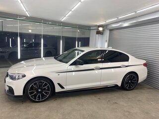 2018 BMW 5 серии 520i VII (G30/G31/G38), белый, 3350000 рублей, вид 4