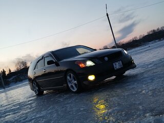 2003 Toyota Mark II Blit IX (X110), чёрный, 980000 рублей, вид 1