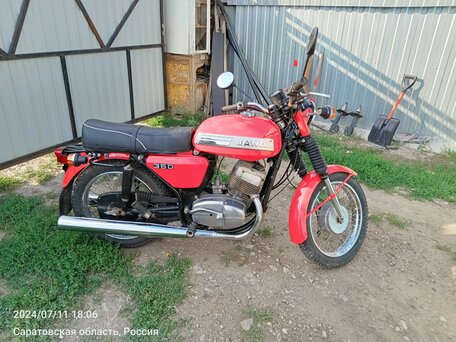 1982 Jawa 350/634, красный, 350000 рублей, вид 3