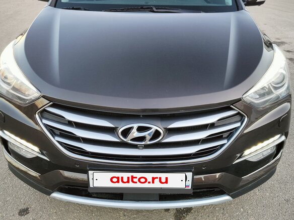 2017 Hyundai Santa Fe III Рестайлинг, коричневый, 2480000 рублей - вид 2