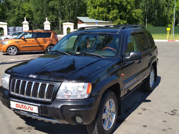 2004 Jeep Grand Cherokee II (WJ), чёрный