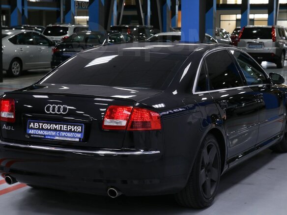 2007 Audi A8 Long II (D3) Рестайлинг 2, чёрный - вид 19