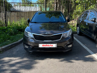 2017 Kia Rio III Рестайлинг, коричневый, 1399000 рублей, вид 3