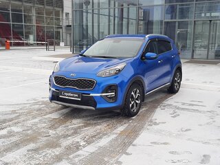 2019 Kia Sportage IV Рестайлинг, синий, 2350000 рублей, вид 4