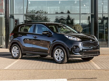 2021 Kia Sportage IV Рестайлинг, чёрный, 2155000 рублей, вид 3
