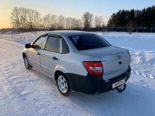 2012 Lada (ВАЗ) Granta I, серебристый, 650000 рублей, вид 5
