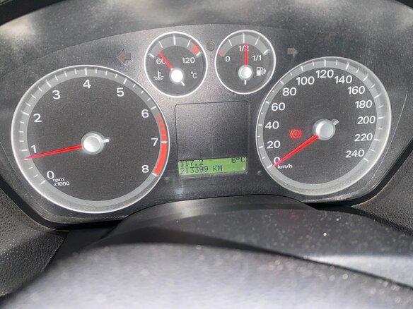 2006 Ford Focus II, синий