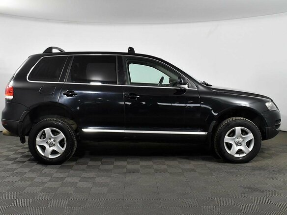 2006 Volkswagen Touareg I, чёрный - вид 3