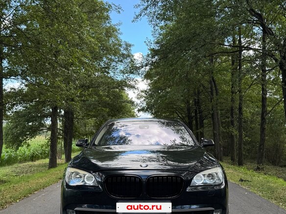 2009 BMW 7 серии Long 740Li V (F01/F02/F04), чёрный, 1200000 рублей