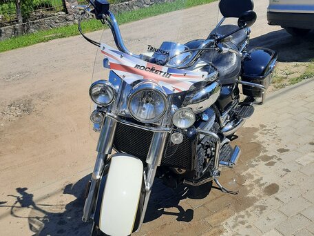 2012 Triumph Rocket 3, чёрный, 726786 рублей, вид 3
