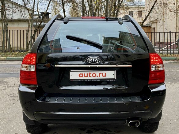 2007 Kia Sportage II, чёрный - вид 3