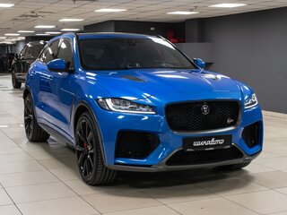 2019 Jaguar F-Pace SVR I, голубой, 7894047 рублей, вид 3