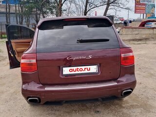 2008 Porsche Cayenne S I Рестайлинг (957), пурпурный, 900000 рублей, вид 4