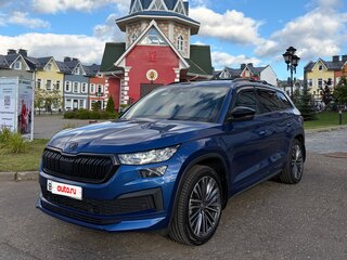 2022 Skoda Kodiaq I Рестайлинг, синий, 3799999 рублей, вид 3