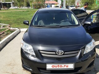 2008 Toyota Corolla X (E140, E150), чёрный, 1150000 рублей, вид 1