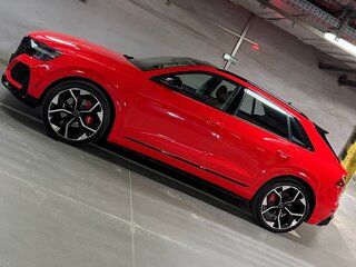 2018 Audi Q8 55 TFSI I (4M), красный, 5950000 рублей, вид 2