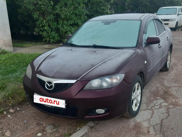 2007 Mazda 3 I (BK) Рестайлинг, фиолетовый, 450000 рублей