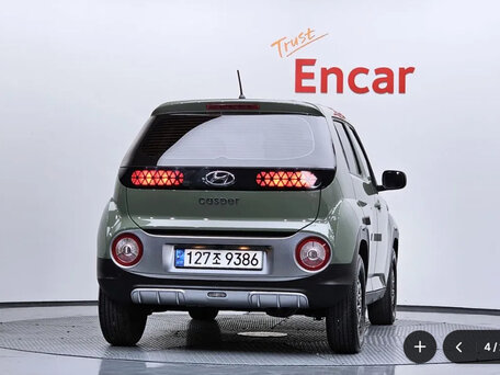 2022 Hyundai Casper I, зелёный, 1150000 рублей, вид 4
