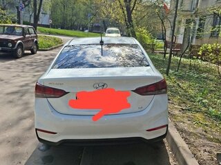 2019 Hyundai Solaris II, белый, 1350000 рублей, вид 5