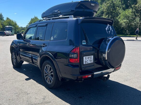 2002 Mitsubishi Montero III, синий, 760000 рублей - вид 4
