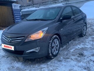 2015 Hyundai Solaris I Рестайлинг, серый, 945000 рублей, вид 1