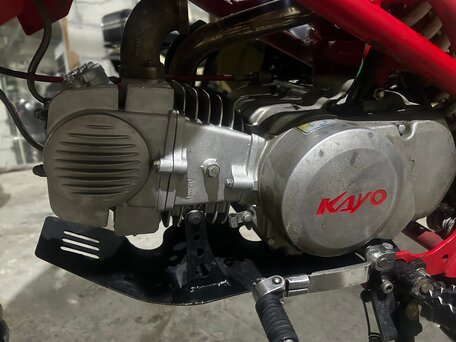 2017 Kayo Basic YX140EM, красный, 70000 рублей, вид 2