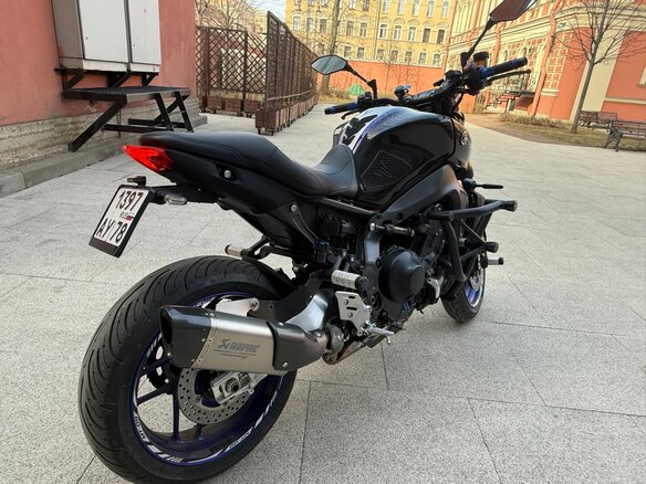 2021 Yamaha MT-09 (FZ-09), синий, 1200000 рублей - вид 16
