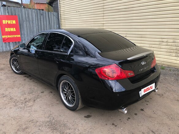 2012 Infiniti G25 IV, чёрный, 1200000 рублей - вид 6