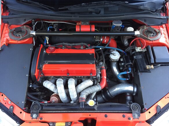 2003 Mitsubishi Lancer Evolution 5-speed VIII, красный - вид 5