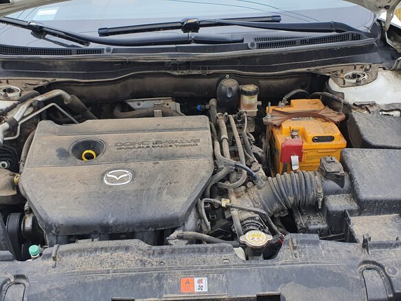 2010 Mazda 6 II (GH) Рестайлинг, белый, 970000 рублей - вид 11