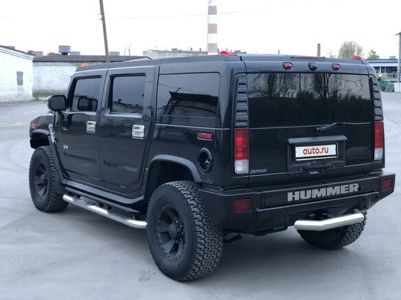 2005 Hummer H2 I, чёрный - вид 20