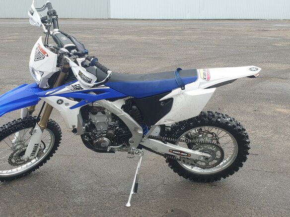 2014 Yamaha WR450F, синий, 494100 рублей