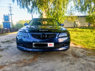 2006 Mazda 6 I (GG) Рестайлинг, синий, 450000 рублей, вид 1