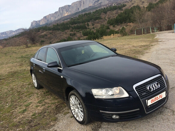 2007 Audi A6 III (C6), синий - вид 1