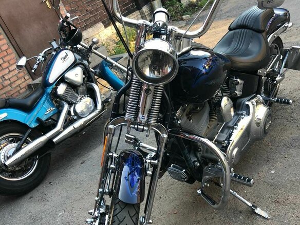 2006 Harley-Davidson CVO, синий - вид 2