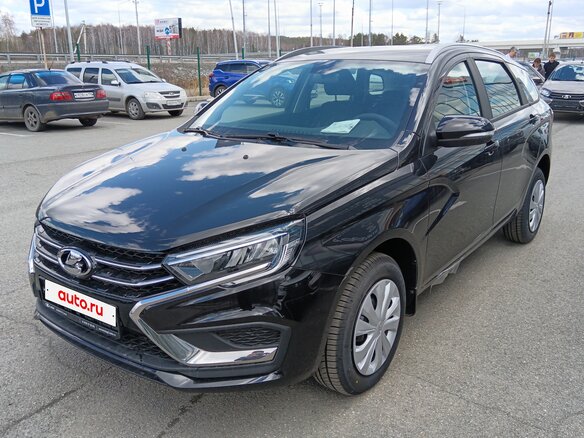 2026 Lada (ВАЗ) Vesta SW I Рестайлинг (NG), чёрный, 1865000 рублей - вид 1