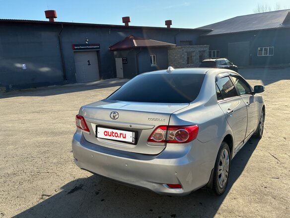 2011 Toyota Corolla X (E140, E150) Рестайлинг, серебристый, 854000 рублей - вид 8