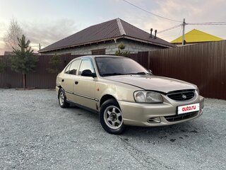2005 Hyundai Accent ТагАЗ II, бежевый, 115000 рублей, вид 1