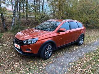 2018 Lada (ВАЗ) Vesta SW Cross I, оранжевый, 1200000 рублей, вид 1