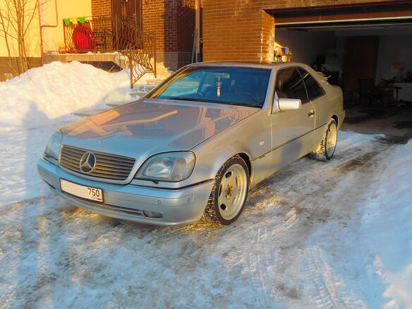 1998 Mercedes-Benz CL-Класс 600 I (C140), серебристый - вид 4