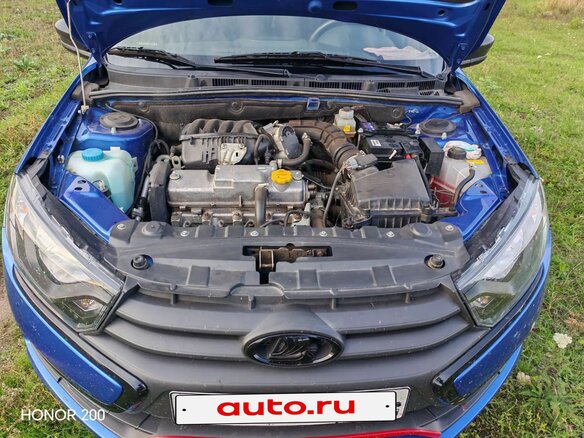 2020 Lada (ВАЗ) Granta I Рестайлинг, синий, 720000 рублей - вид 6