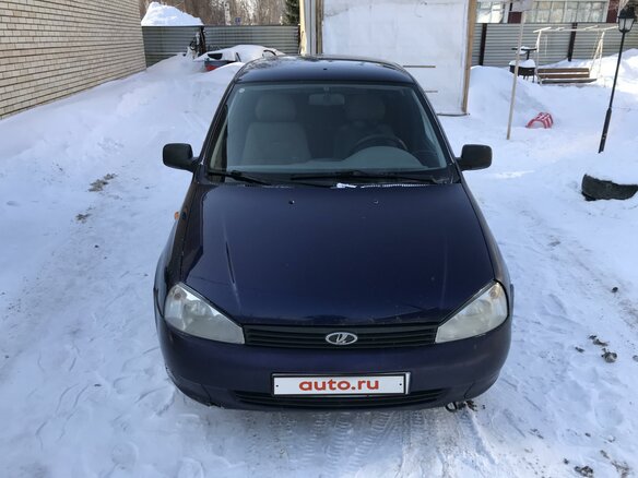 2012 Lada (ВАЗ) Kalina I, синий - вид 1