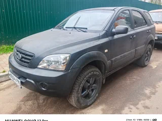 2007 Kia Sorento I Рестайлинг, чёрный, 510000 рублей, вид 1