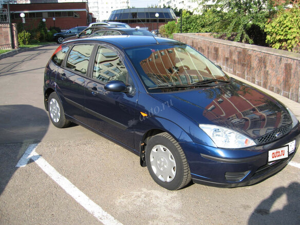 2002 Ford Focus I Рестайлинг, синий - вид 2