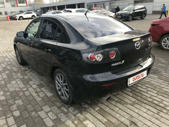 2008 Mazda 3 I (BK) Рестайлинг, чёрный - вид 3