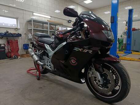 1995 Kawasaki ZX-9R Ninja, красный, 400000 рублей, вид 3