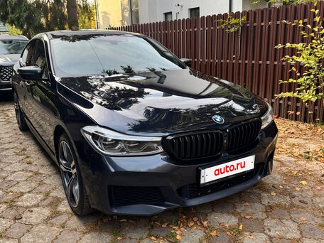 2018 BMW 6 серии Gran Turismo 640d xDrive IV (G32), чёрный, 4320000 рублей, вид 1