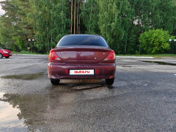 2006 Kia Spectra I Рестайлинг 2, красный, 130000 рублей - вид 1