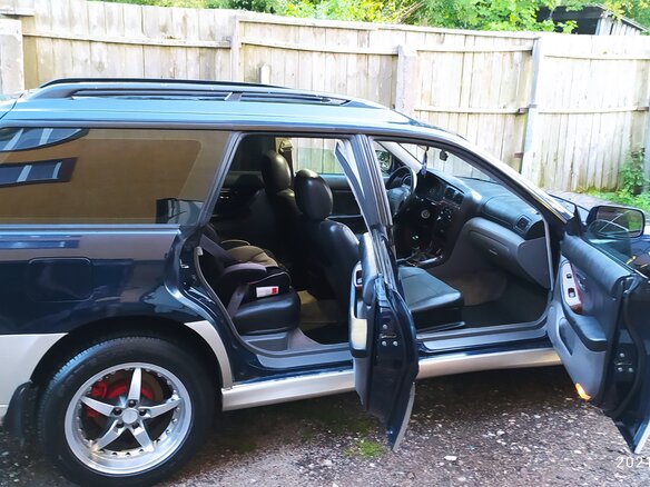 2003 Subaru Outback II, синий, 860000 рублей - вид 21