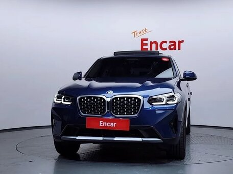 2022 BMW X4 20i II (G02) Рестайлинг, синий, 5025000 рублей, вид 2